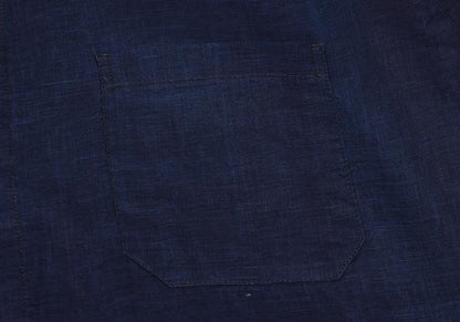 Yohji Yamamoto POUR HOMME 23SS Indigo Shirt Navy Size 3