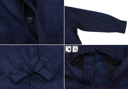 Yohji Yamamoto POUR HOMME 23SS Indigo Shirt Navy Size 3