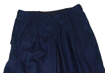Yohji Yamamoto POUR HOMME 23SS Indigo Shirt Navy Size 3