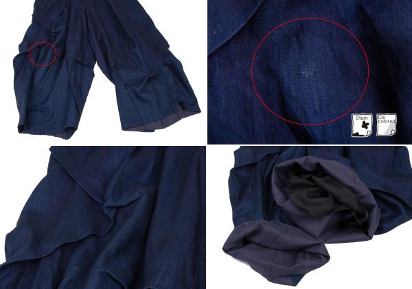 Yohji Yamamoto POUR HOMME 23SS Indigo Shirt Navy Size 3