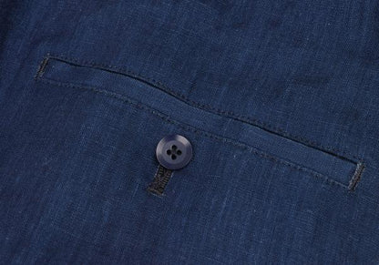 Yohji Yamamoto POUR HOMME 23SS Indigo Shirt Navy Size 3