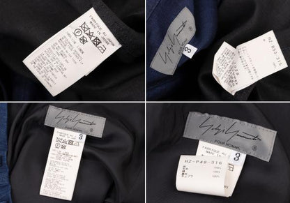 Yohji Yamamoto POUR HOMME 23SS Indigo Shirt Navy Size 3