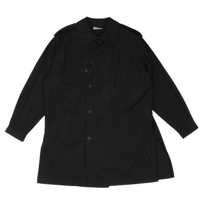 Yohji Yamamoto POUR HOMME 24SS Cotton Coat Black Size 1