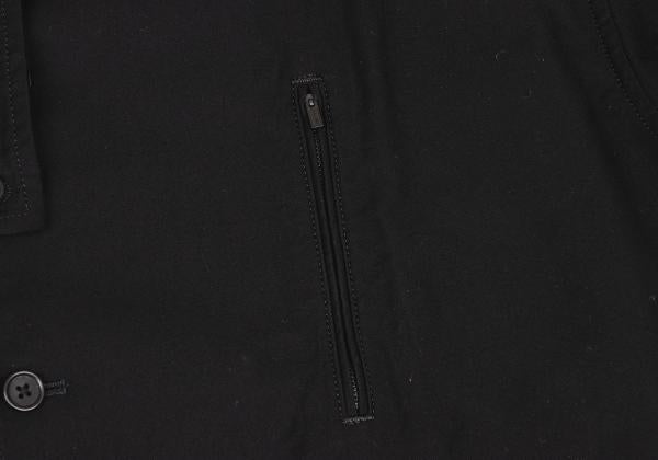 Yohji Yamamoto POUR HOMME 24SS Cotton Coat Black Size 1
