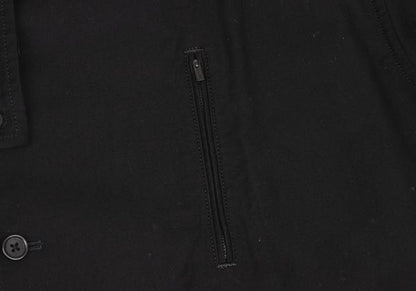 Yohji Yamamoto POUR HOMME 24SS Cotton Coat Black Size 1