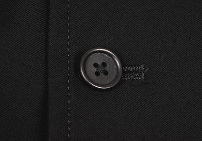 Yohji Yamamoto POUR HOMME 24SS Cotton Coat Black Size 1
