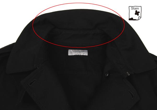 Yohji Yamamoto POUR HOMME 24SS Cotton Coat Black Size 1