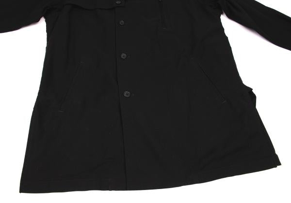 Yohji Yamamoto POUR HOMME 24SS Cotton Coat Black Size 1