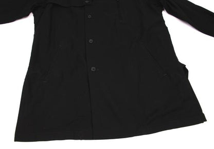 Yohji Yamamoto POUR HOMME 24SS Cotton Coat Black Size 1