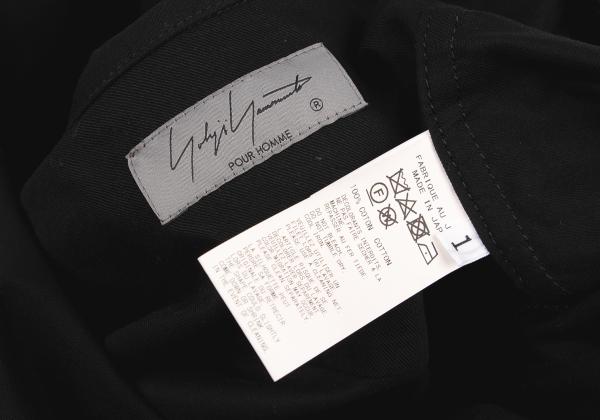 Yohji Yamamoto POUR HOMME 24SS Cotton Coat Black Size 1
