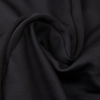 COMME des GARCONS Poly Frill Round Collar Coat Black Size M