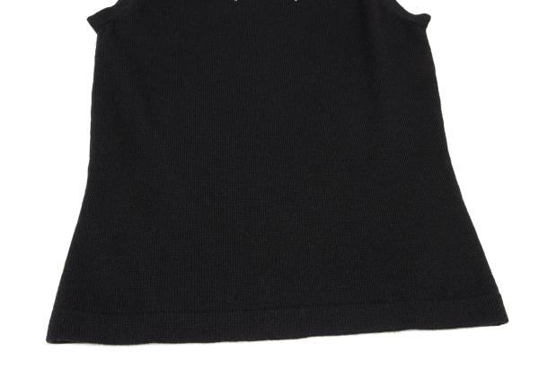 KEITA MARUYAMA Black Rayon Blend Beaded Camisole Size 1