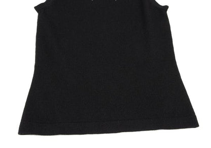 KEITA MARUYAMA Black Rayon Blend Beaded Camisole Size 1