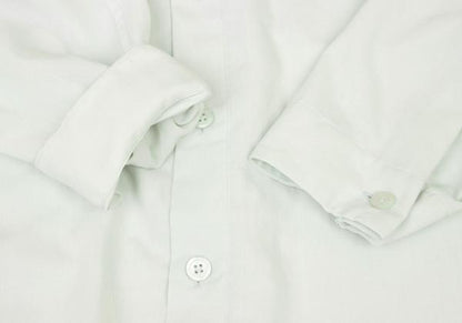 HOMME PLISSE ISSEY MIYAKE 24SS Poly Linen Shirt Mint Size 3