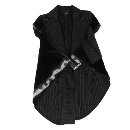 COMME des GARCONS 10SS Mixed Material Jacket Black Size M