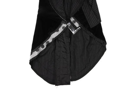 COMME des GARCONS 10SS Mixed Material Jacket Black Size M