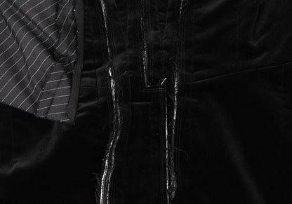 COMME des GARCONS 10SS Mixed Material Jacket Black Size M