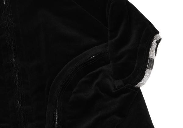 COMME des GARCONS 10SS Mixed Material Jacket Black Size M