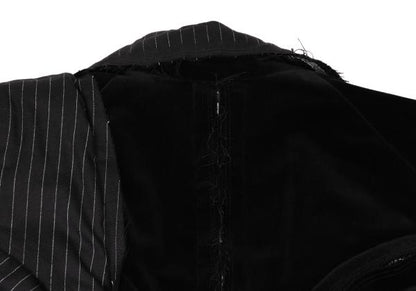 COMME des GARCONS 10SS Mixed Material Jacket Black Size M