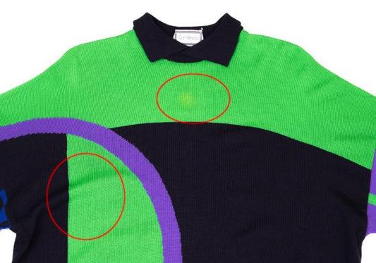 GIANNI VERSACE Crazy Pattern Knit Multi-Color Size 1
