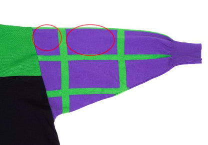 GIANNI VERSACE Crazy Pattern Knit Multi-Color Size 1
