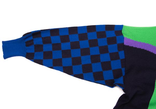 GIANNI VERSACE Crazy Pattern Knit Multi-Color Size 1