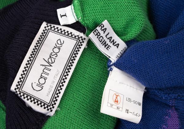 GIANNI VERSACE Crazy Pattern Knit Multi-Color Size 1