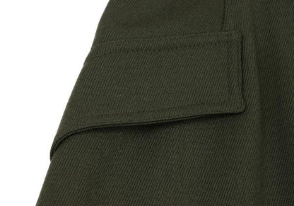 GIANNI VERSACE Wool Blend Pocket Back Skirt Green Size M