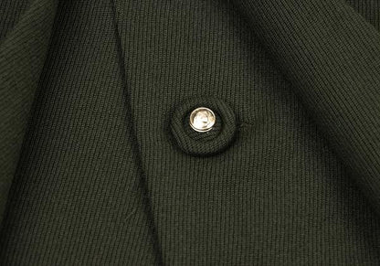 GIANNI VERSACE Wool Blend Pocket Back Skirt Green Size M