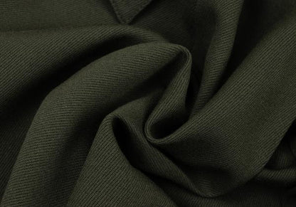 GIANNI VERSACE Wool Blend Pocket Back Skirt Green Size M