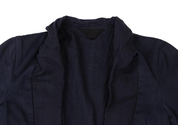 COMME des GARCONS Frill Sleeve Layered Jacket Navy Size M