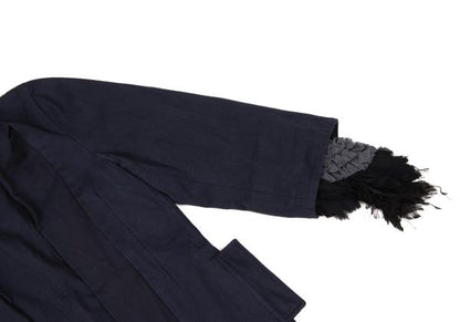 COMME des GARCONS Frill Sleeve Layered Jacket Navy Size M