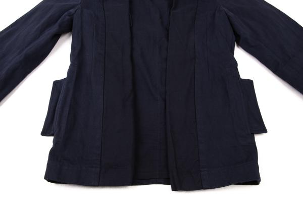 COMME des GARCONS Frill Sleeve Layered Jacket Navy Size M