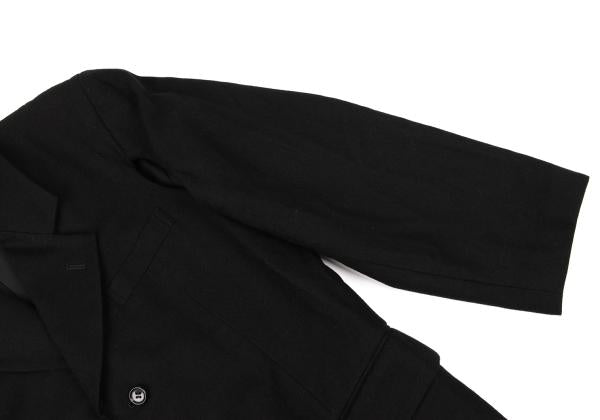 COMME des GARCONS Wool Side-Slit Design Jacket Black Size M