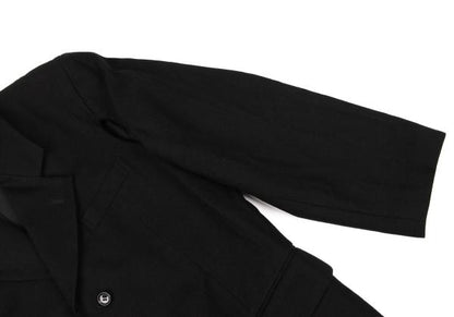 COMME des GARCONS Wool Side-Slit Design Jacket Black Size M