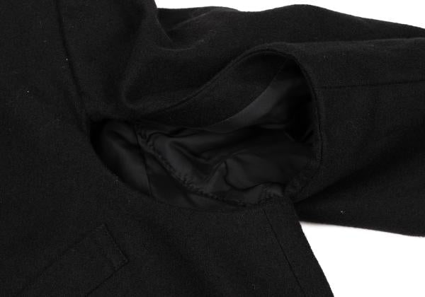 COMME des GARCONS Wool Side-Slit Design Jacket Black Size M