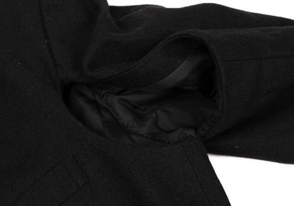 COMME des GARCONS Wool Side-Slit Design Jacket Black Size M