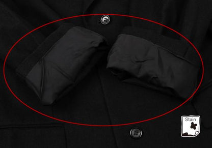 COMME des GARCONS Wool Side-Slit Design Jacket Black Size M