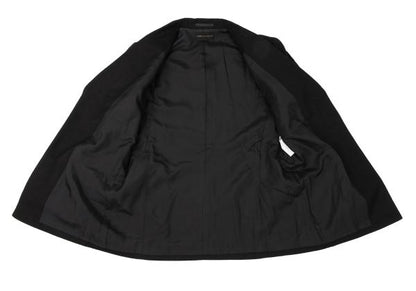 COMME des GARCONS Wool Side-Slit Design Jacket Black Size M