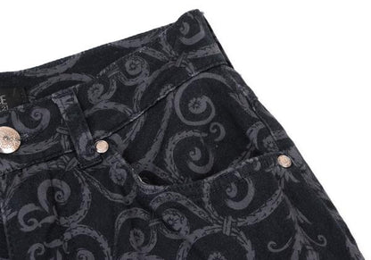 VERSACE CLASSIC V2 Stretch Cotton Baroque Pants Navy Size 27
