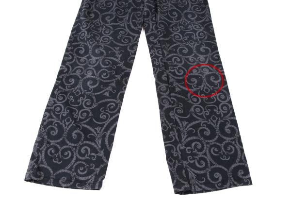 VERSACE CLASSIC V2 Stretch Cotton Baroque Pants Navy Size 27