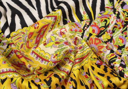 GIANNI VERSACE Silk Scarf Multicolor