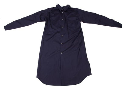 COMME des GARCONS Cotton Docked Design Shirt Blue Size M