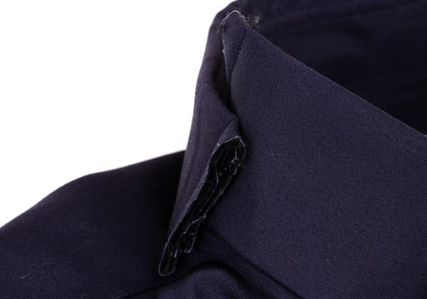 COMME des GARCONS Cotton Docked Design Shirt Blue Size M