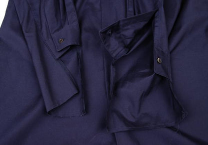 COMME des GARCONS Cotton Docked Design Shirt Blue Size M