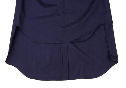 COMME des GARCONS Cotton Docked Design Shirt Blue Size M