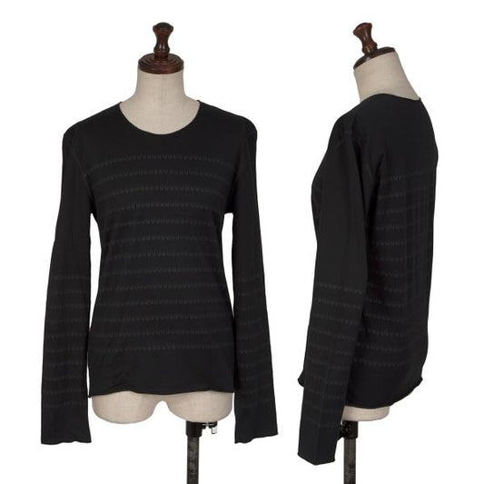 Lucien Pellat-Finet Skull Stripe Long Sleeve Top Size S