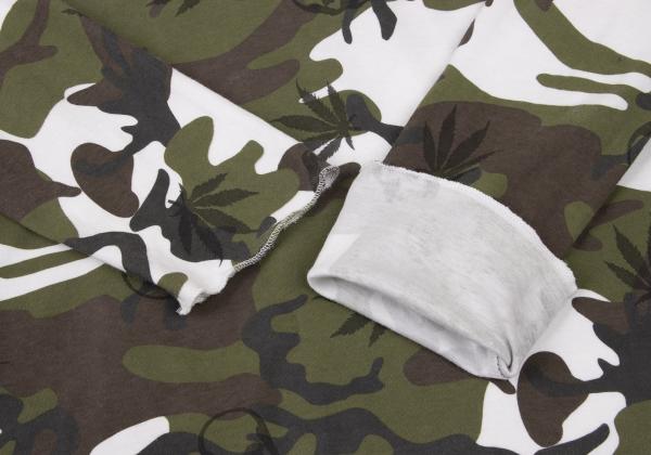 Lucien PellatiFinet Camo Skull Cotton Long Top White Size M