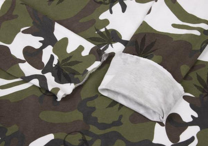 Lucien PellatiFinet Camo Skull Cotton Long Top White Size M