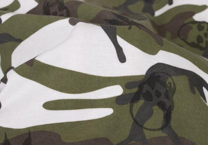 Lucien PellatiFinet Camo Skull Cotton Long Top White Size M